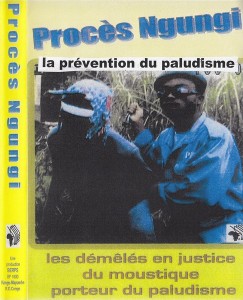 Couverture du DVD du film « Procès Ngungi. Les démêles en justice du moustique porteur du paludisme »